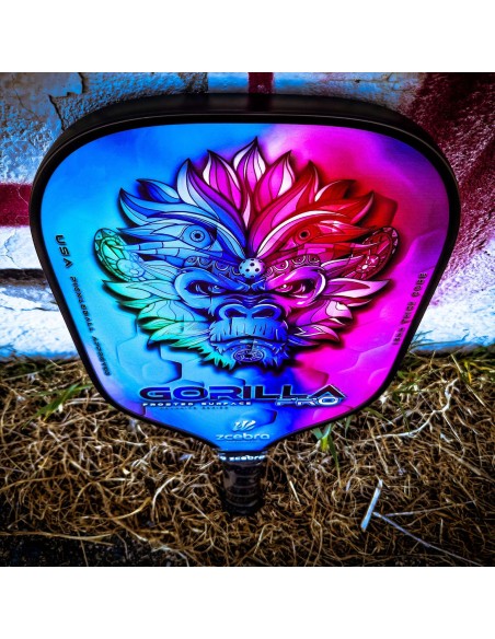 Pala de Pickleball Carbono GORILLA PRO SERIES (Rainbow)