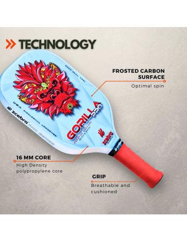 Pala de Pickleball Carbono GORILLA...