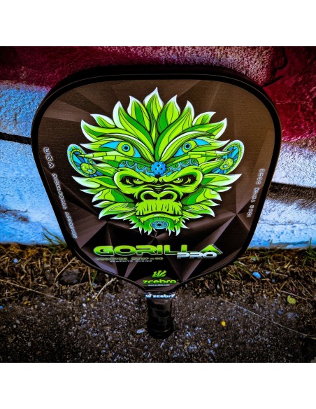 Pala de Pickleball Carbono GORILLA PRO SERIES (green)